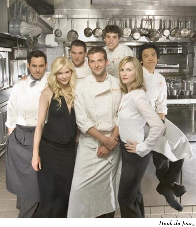 Bradley Cooper and the cast of Kitchen Confidential - Hunk du Jour Bradley Cooper and the cast of Kitchen Confidential - Hunk du Jour