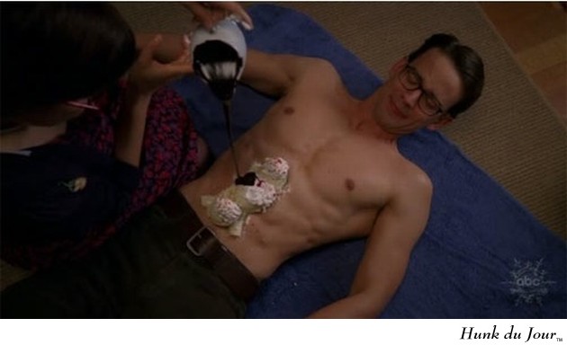 Christopher Gorham covered in Ice Cream on Ugly Betty - Hunk du Jour Christopher Gorham covered in Ice Cream on Ugly Betty - Hunk du Jour