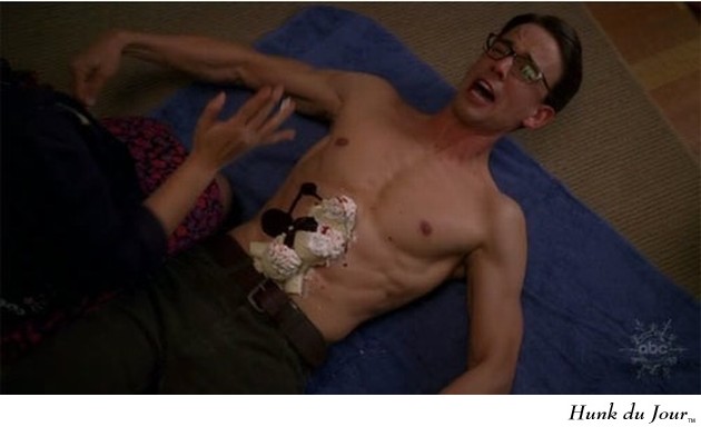 Christopher Gorham covered in Ice Cream on Ugly Betty - Hunk du Jour Christopher Gorham covered in Ice Cream on Ugly Betty - Hunk du Jour