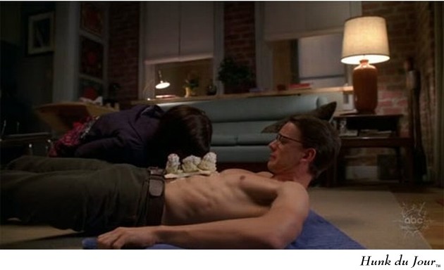 Christopher Gorham covered in Ice Cream on Ugly Betty - Hunk du Jour Christopher Gorham covered in Ice Cream on Ugly Betty - Hunk du Jour