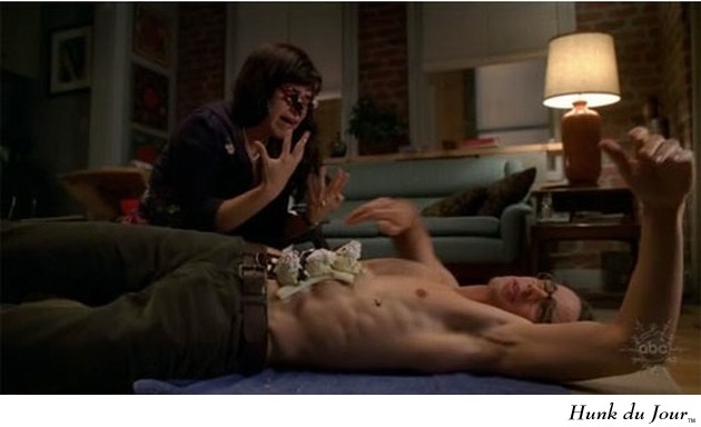 Christopher Gorham covered in Ice Cream on Ugly Betty - Hunk du Jour Christopher Gorham covered in Ice Cream on Ugly Betty - Hunk du Jour
