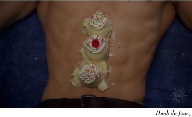 Christopher Gorham covered in Ice Cream on Ugly Betty - Hunk du Jour Christopher Gorham covered in Ice Cream on Ugly Betty - Hunk du Jour