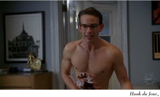 Christopher Gorham covered in Ice Cream on Ugly Betty - Hunk du Jour Christopher Gorham covered in Ice Cream on Ugly Betty - Hunk du Jour