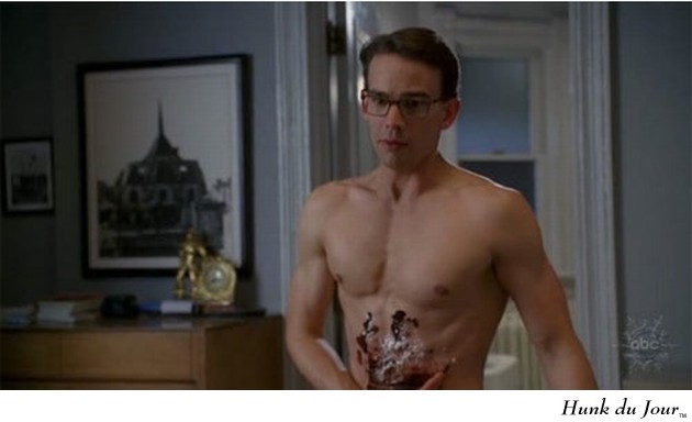 Christopher Gorham covered in Ice Cream on Ugly Betty - Hunk du Jour Christopher Gorham covered in Ice Cream on Ugly Betty - Hunk du Jour