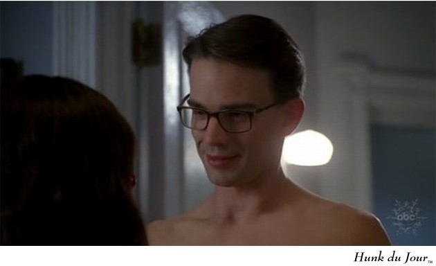 Christopher Gorham covered in Ice Cream on Ugly Betty - Hunk du Jour Christopher Gorham covered in Ice Cream on Ugly Betty - Hunk du Jour