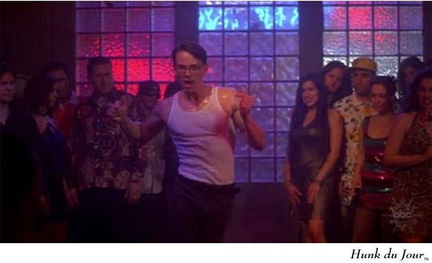 Christopher Gorham covered in Ice Cream on Ugly Betty - Hunk du Jour Christopher Gorham covered in Ice Cream on Ugly Betty - Hunk du Jour