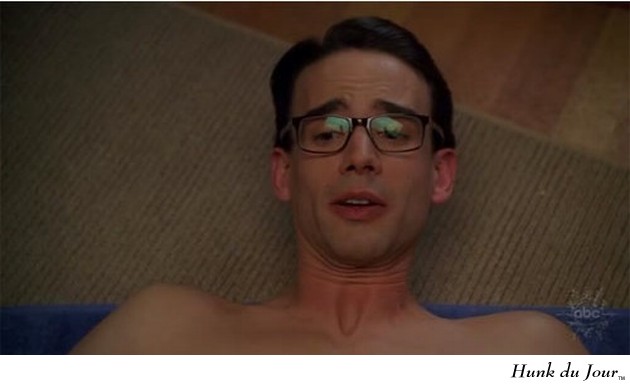 Christopher Gorham covered in Ice Cream on Ugly Betty - Hunk du Jour Christopher Gorham covered in Ice Cream on Ugly Betty - Hunk du Jour