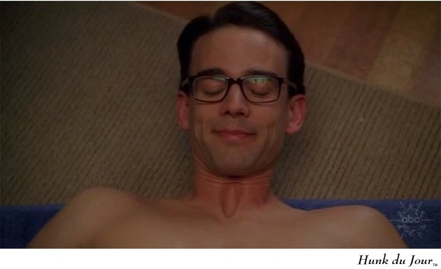 Christopher Gorham covered in Ice Cream on Ugly Betty - Hunk du Jour Christopher Gorham covered in Ice Cream on Ugly Betty - Hunk du Jour