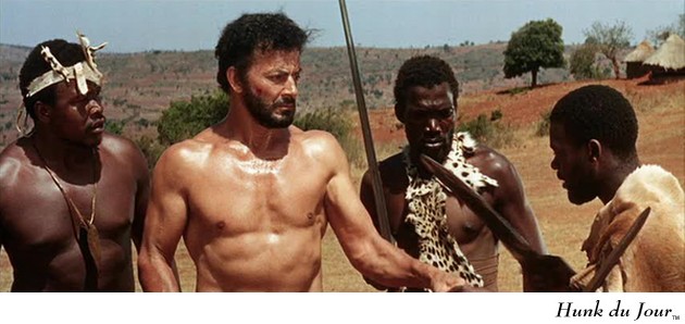 Cornel Wilde in 'The Naked Prey' - Hunk du Jour Cornel Wilde in 'The Naked Prey' - Hunk du Jour