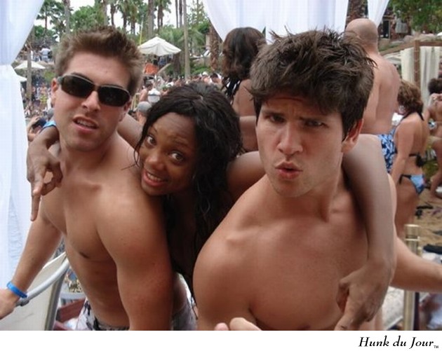 Daniel Booko partying it up with friends - Hunk du Jour Daniel Booko partying it up with friends - Hunk du Jour