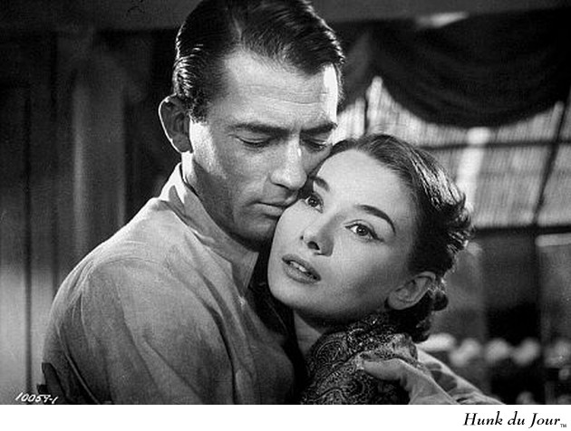 Gregory Peck and Audrey Hepburn - Roman Holiday - Hunk du Jour Gregory Peck and Audrey Hepburn - Roman Holiday - Hunk du Jour