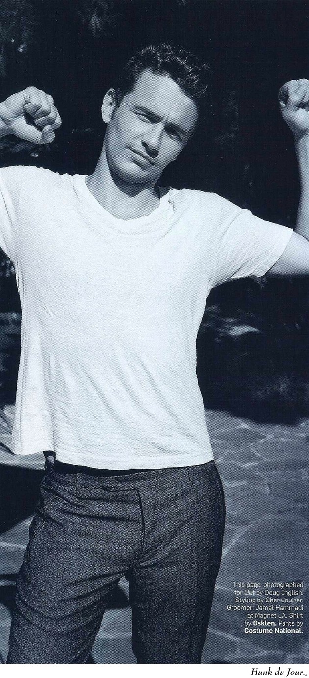 James Franco in Out Magazine - Hunk du Jour James Franco in Out Magazine - Hunk du Jour