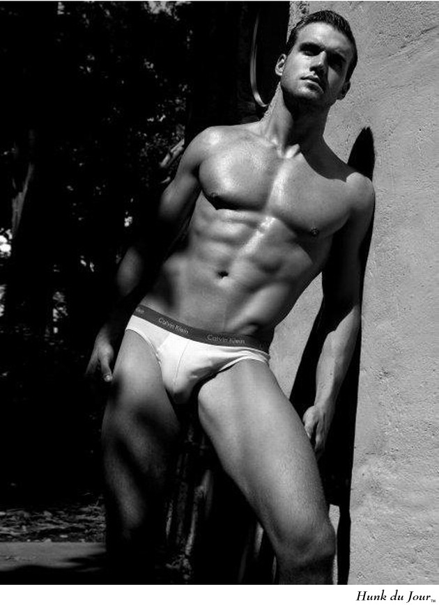Jameson Arasi a pair of white briefs. - Hunk du Jour Jameson Arasi a pair of white briefs. - Hunk du Jour