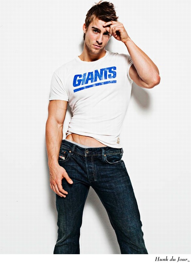Luke Guldan, shot here by Rick Day, hosts Trainers Tip - Hunk du Jour Luke Guldan, shot here by Rick Day, hosts Trainers Tip - Hunk du Jour