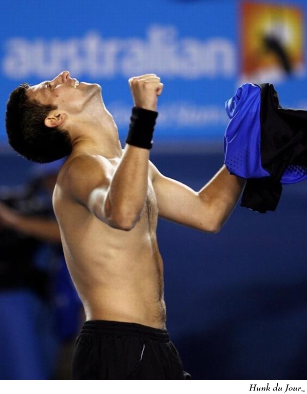 Novak Djokovic, Grand Slam Singles Champion 2008 - Hunk du Jour Novak Djokovic, Grand Slam Singles Champion 2008 - Hunk du Jour