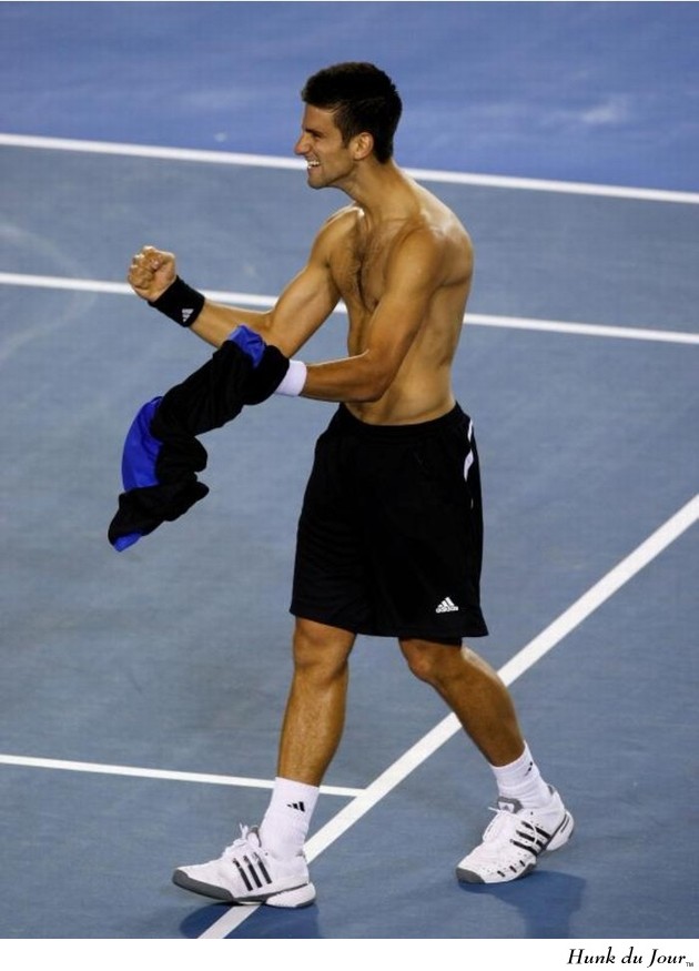 Novak Djokovic, Grand Slam Singles Champion 2008 - Hunk du Jour Novak Djokovic, Grand Slam Singles Champion 2008 - Hunk du Jour