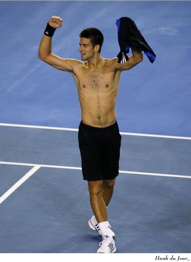 Novak Djokovic, Grand Slam Singles Champion 2008 - Hunk du Jour Novak Djokovic, Grand Slam Singles Champion 2008 - Hunk du Jour