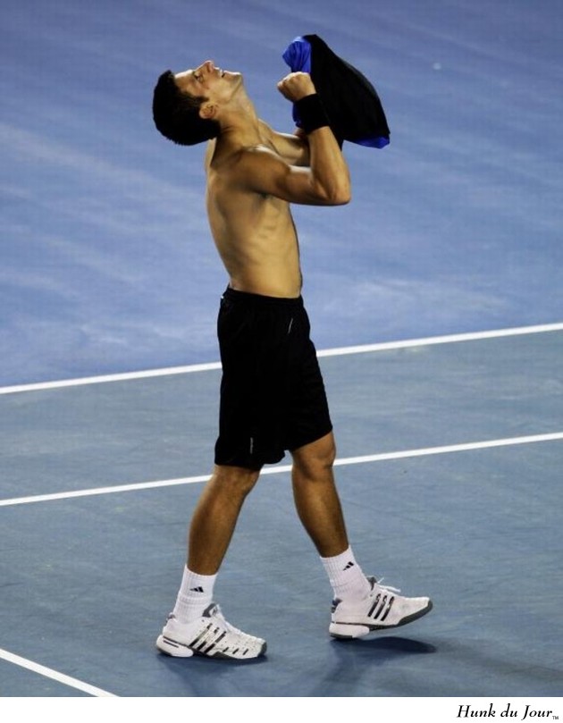 Novak Djokovic, Grand Slam Singles Champion 2008 - Hunk du Jour Novak Djokovic, Grand Slam Singles Champion 2008 - Hunk du Jour