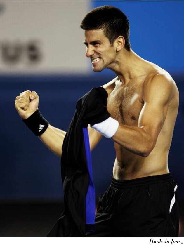 Novak Djokovic, Grand Slam Singles Champion 2008 - Hunk du Jour Novak Djokovic, Grand Slam Singles Champion 2008 - Hunk du Jour
