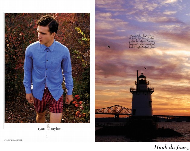 Ryan Taylor for Men's Uno by Kwannam Chu - Hunk du Jour Ryan Taylor for Men's Uno by Kwannam Chu - Hunk du Jour