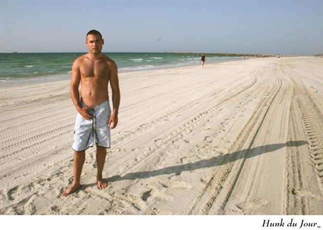 Stuart Manning... pulling the waistband of his boardies down a bit. - Hunk du Jour Stuart Manning... pulling the waistband of his boardies down a bit. - Hunk du Jour