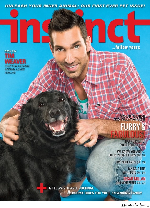 Tim Weaver, Personal Chef and Instinct Covermodel - Hunk du Jour Tim Weaver, Personal Chef and Instinct Covermodel - Hunk du Jour