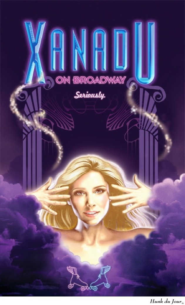 Xanadu Poster - Hunk du Jour Xanadu Poster - Hunk du Jour