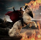 David Beckham as Prince Phillip : Annie Leibovitz