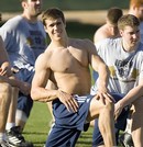 Brady Quinn : Shirtless College Football Star