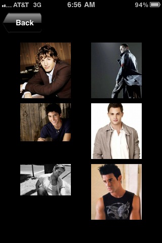 Screen Shot of new Hunk du Jour iPhone App